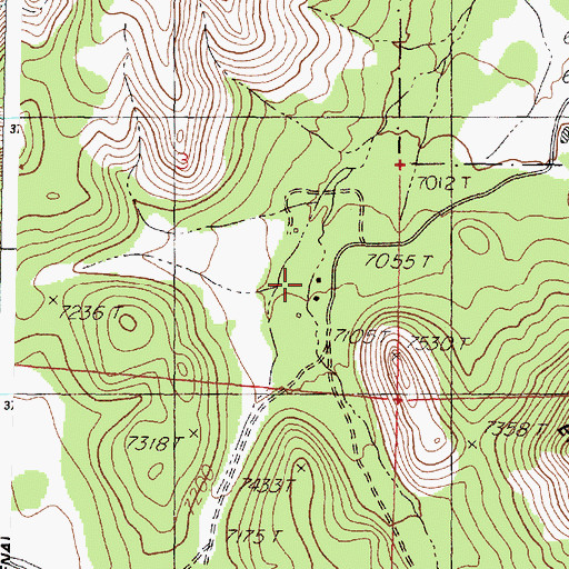 Topographic Map of RG 28100 Water Well, NM