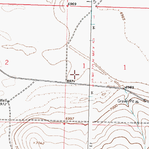 Topographic Map of VLA Water Well, NM