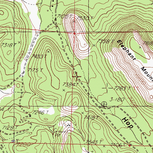 Topographic Map of RG 42197 Water Well, NM