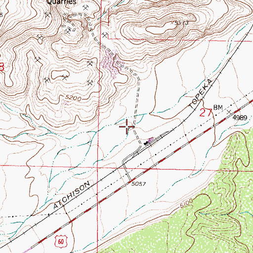 Topographic Map of RG 5484 Water Well, NM