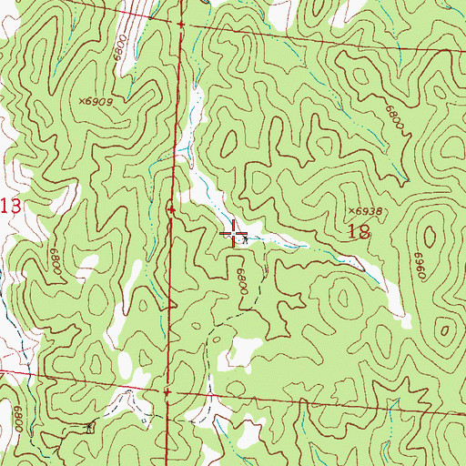 Topographic Map of Bennie Mil Water Well, NM