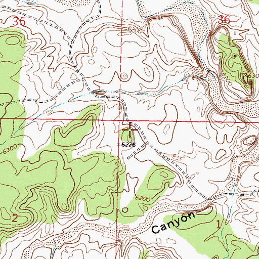 Topographic Map of 27-1-1A Water Well, NM