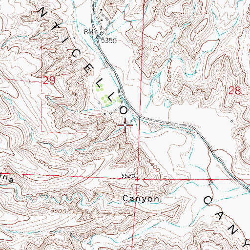 Topographic Map of RG 31106 Water Well, NM