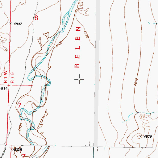 Topographic Map of RG 17110 Water Well, NM