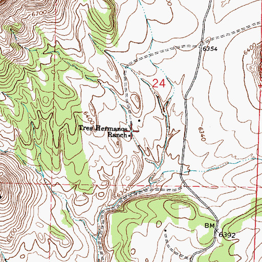 Topographic Map of A-7 Water Well, NM
