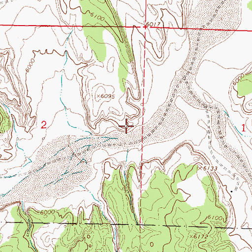 Topographic Map of Piezomet 2 Water Well, NM