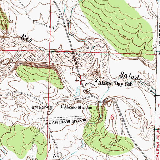 Topographic Map of UP-2 Water Well, NM