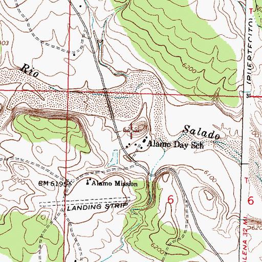 Topographic Map of UP-1 Water Well, NM