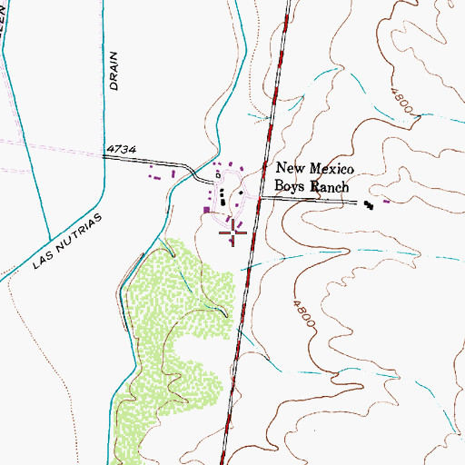 Topographic Map of RG-683 Water Well, NM