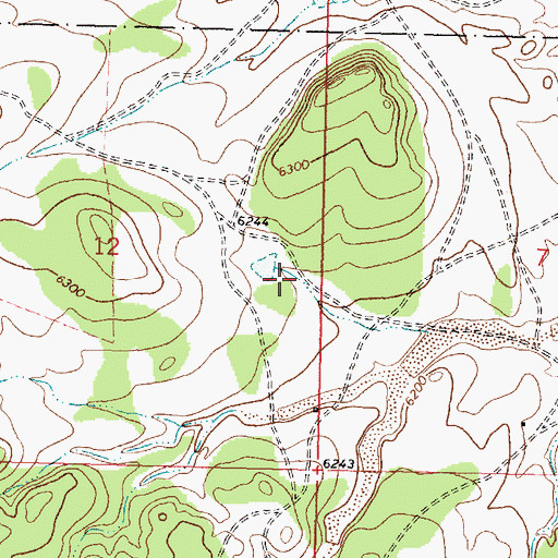 Topographic Map of 27-12-1 Water Well, NM