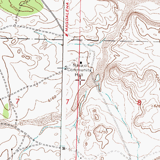 Topographic Map of A-5 Water Well, NM