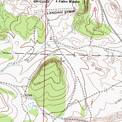 Topographic Map of 26-7-1 Water Well, NM