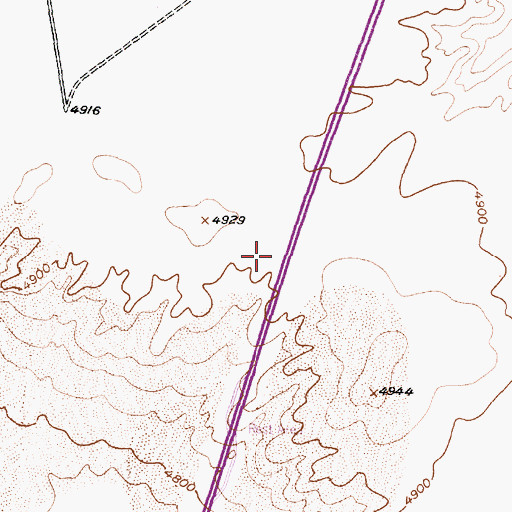 Topographic Map of Rest Area Water Well, NM