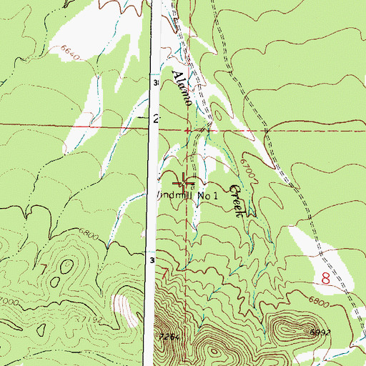 Topographic Map of A-4 Water Well, NM