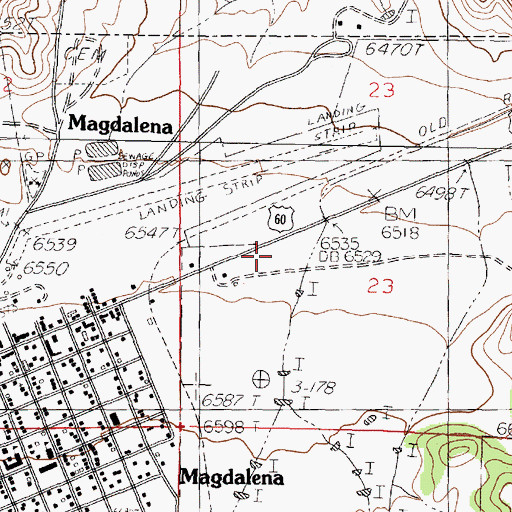 Topographic Map of M 12 Water Well, NM