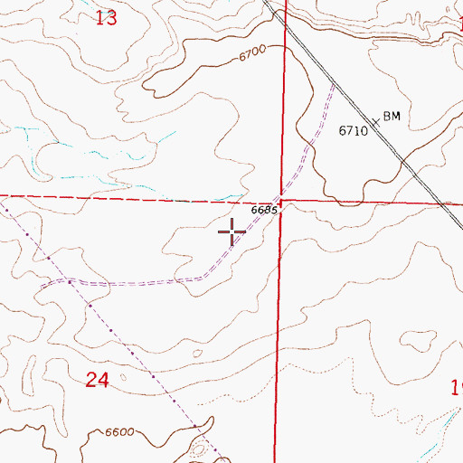 Topographic Map of CCR 24 Water Well, NM