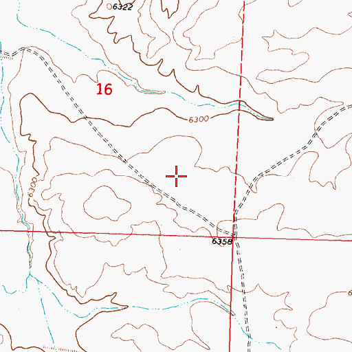Topographic Map of 10008 Water Well, NM