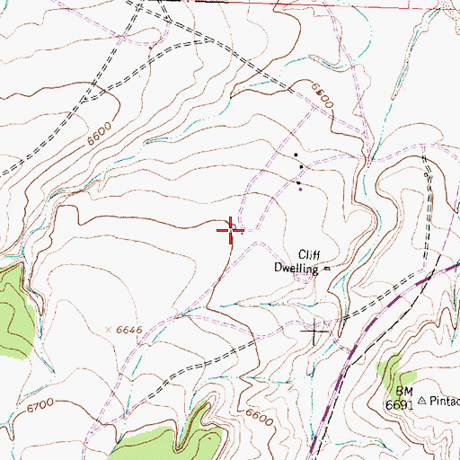 Topographic Map of School Water Well, NM