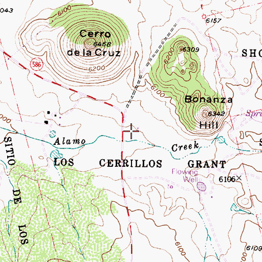 Topographic Map of RG-19439 Water Well, NM