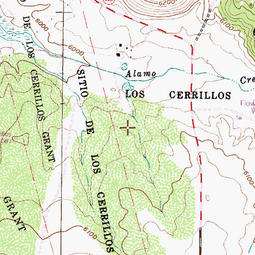 Topographic Map of Headquaters Water Well, NM