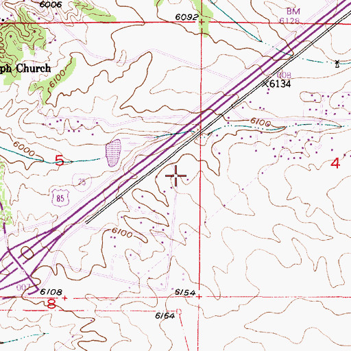 Topographic Map of RG-30474 Water Well, NM