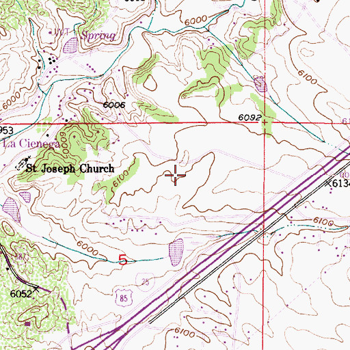 Topographic Map of RG-8137 Water Well, NM