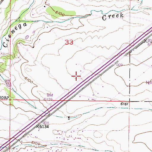 Topographic Map of RG-23683 Water Well, NM