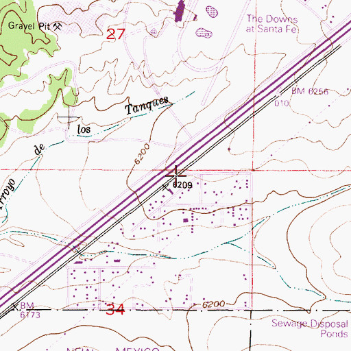Topographic Map of RG-11573 Water Well, NM