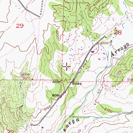 Topographic Map of RG-19579 Water Well, NM