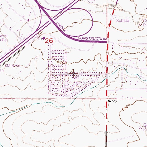 Topographic Map of RG-22251X4 Water Well, NM