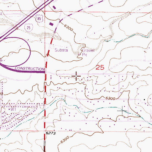Topographic Map of RG-22627 Water Well, NM