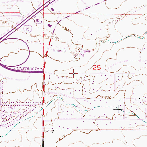 Topographic Map of RG-3824 T Water Well, NM