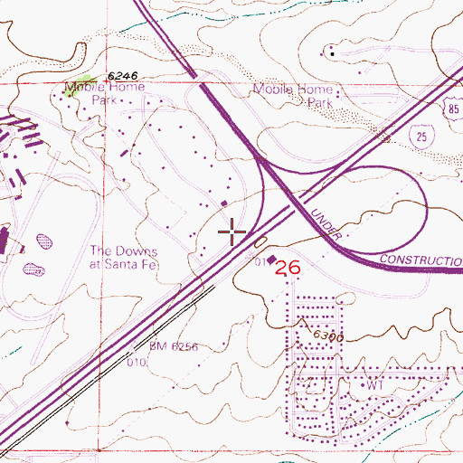 Topographic Map of RG-30029 Water Well, NM