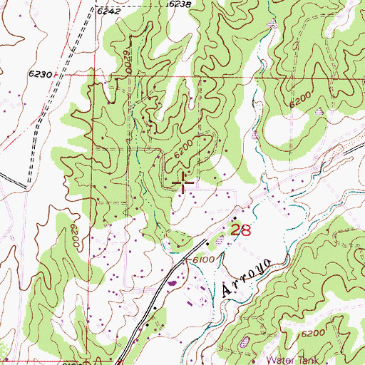 Topographic Map of RG-28396 Water Well, NM