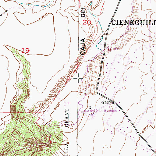 Topographic Map of RG-7373 Water Well, NM