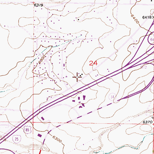 Topographic Map of RG-7697 Water Well, NM