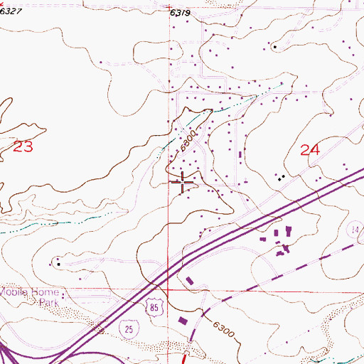 Topographic Map of RG-23867 Water Well, NM