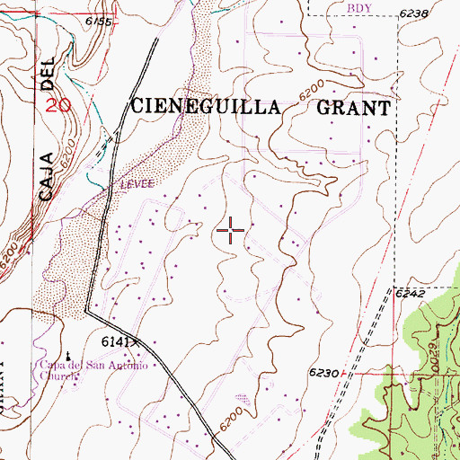 Topographic Map of RG-29536 Water Well, NM