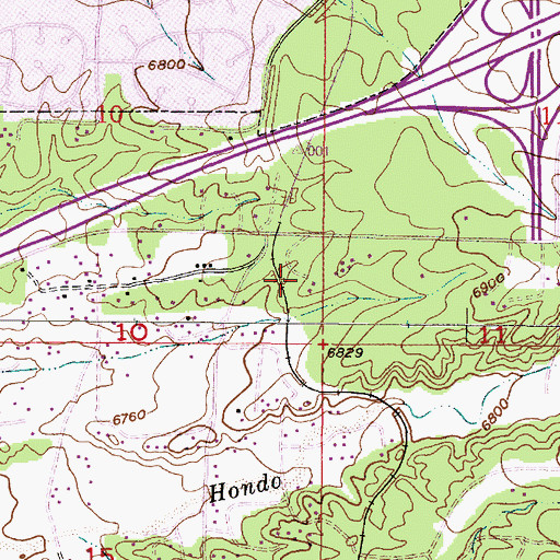 Topographic Map of RG-17813 Water Well, NM