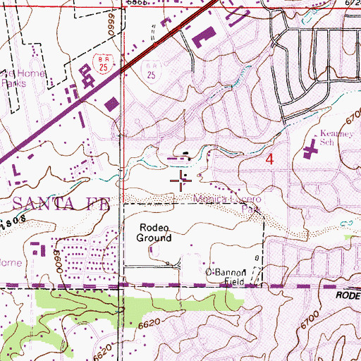 Topographic Map of RG-625 Water Well, NM