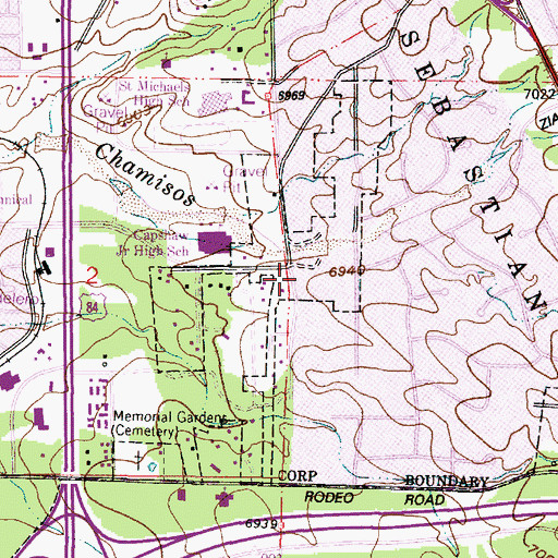 Topographic Map of RG-17218 Water Well, NM