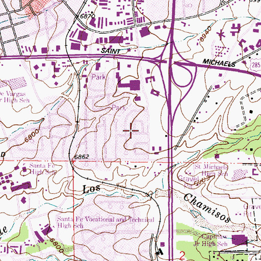 Topographic Map of RG-804 Water Well, NM