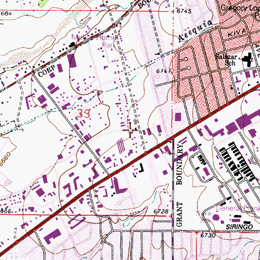 Topographic Map of RG-647 Water Well, NM