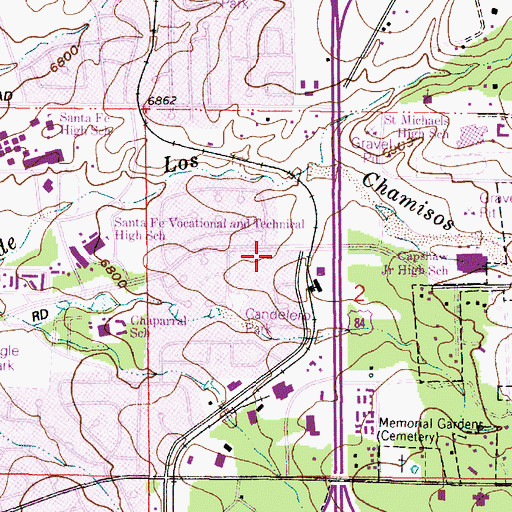 Topographic Map of RG-30564 Water Well, NM