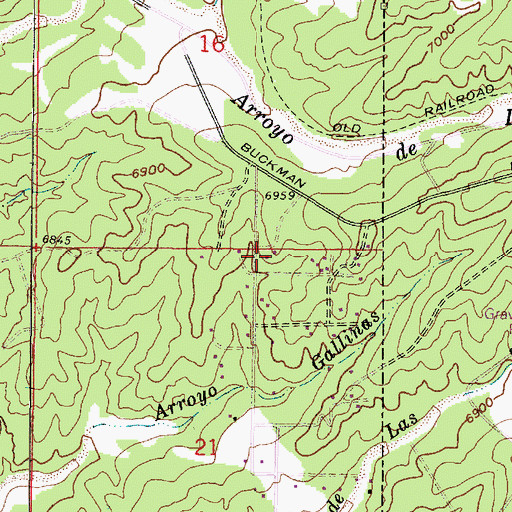 Topographic Map of RG-25406 Water Well, NM