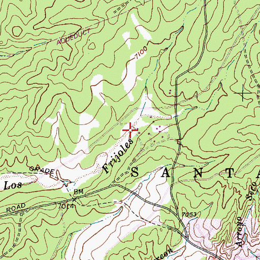 Topographic Map of 10042 Water Well, NM