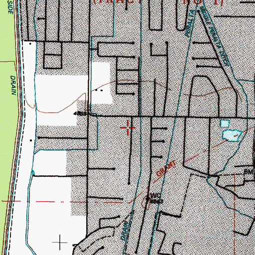 Topographic Map of 10016 Water Well, NM