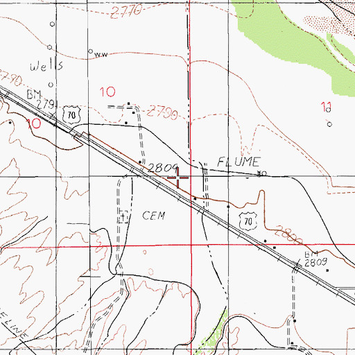 Topographic Map of Patterson Wash, AZ
