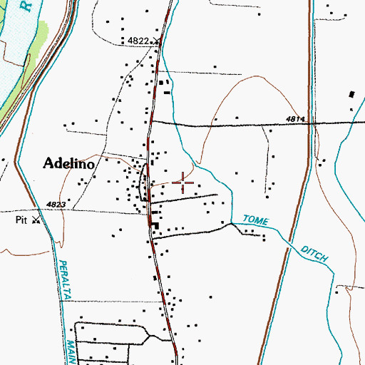 Topographic Map of 10014 Water Well, NM