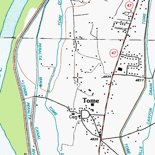 Topographic Map of 10012 Water Well, NM